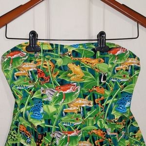 Retrolicious Frog Print Dress
